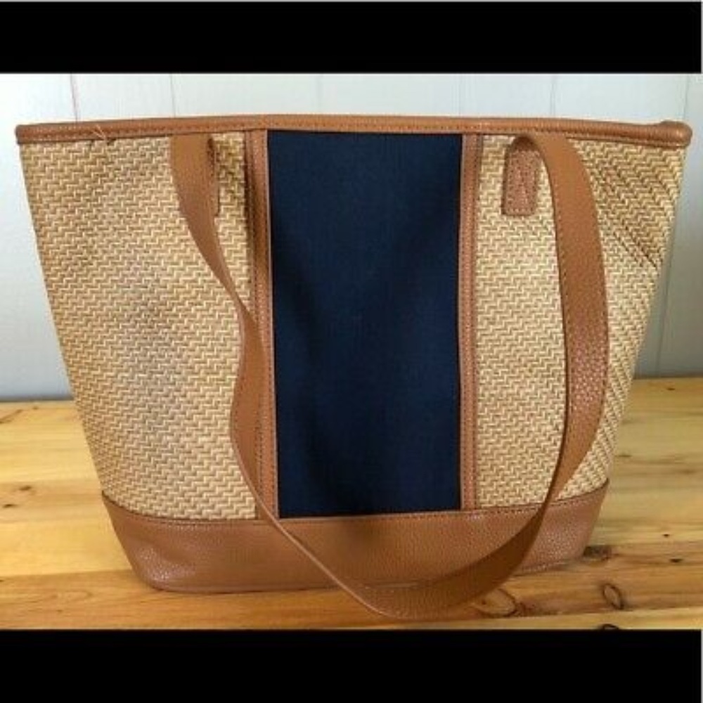 Thirty One Little Dreamer Natural Straw Tote NWOT